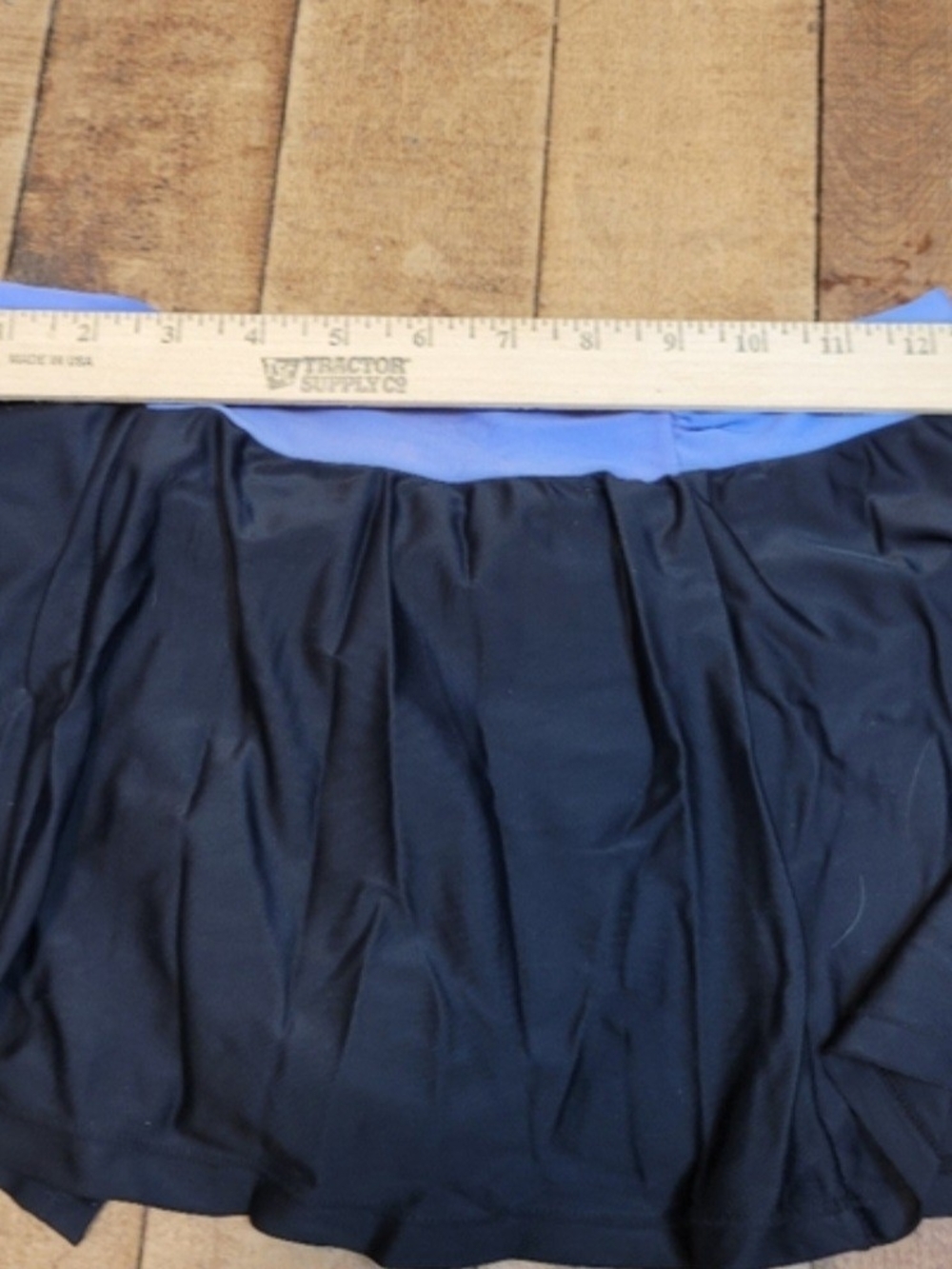 Blue And Black Swim Skirt Small - Picture 6 of 6